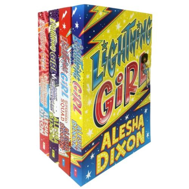 Alesha Dixon Lightning Girl 4 Books Collection Set – Lightning Girl Superhero Squad Secret Supervi..