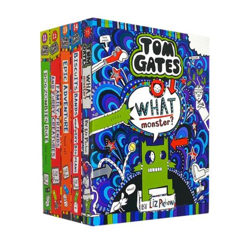Liz Pichon Tom Gates 5 Books Collection Set Series 3 – Epic Adventure, What Monster?, Dogzombies Rule, Family Friends and Furry Creatures and More