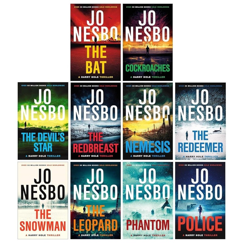 Harry Hole Series By Jo Nesbo Book 1-10 Collection 10 Books Set (Police, Phantom, The Leopard, The Snowman, The Redeemer, Nemesis, The Redbreast, The Devil’s Star, Cockroaches and The Bat)