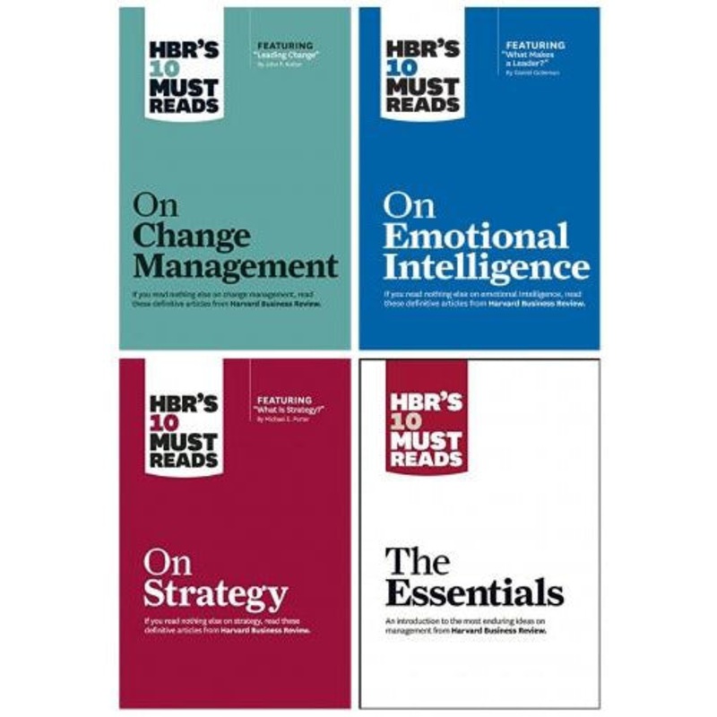 Hbrs 10 Must Reads Leadership Collection 4 Books Set – The Essentials Emotional Intelligence Strat..