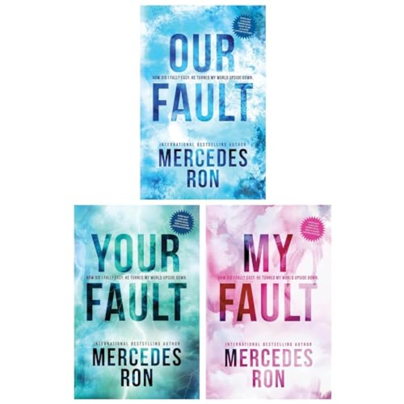 Culpable Series 3-Book Set by Mercedes Ron | My Fault, Your Fault & Our Fault | YA Romance & Drama About Love, Regret, Secrets & Relationships