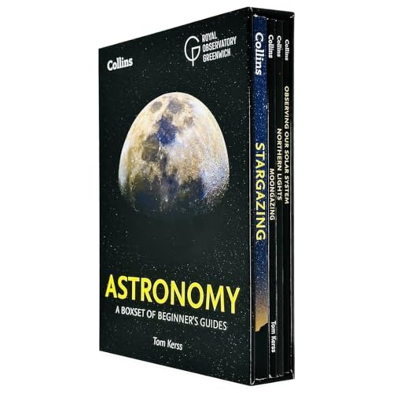 Beginner’s Guides of Astronomy 4 Books Collection Box Set (Stargazing, Moongazing, Northern Lights and Observing our Solar System)