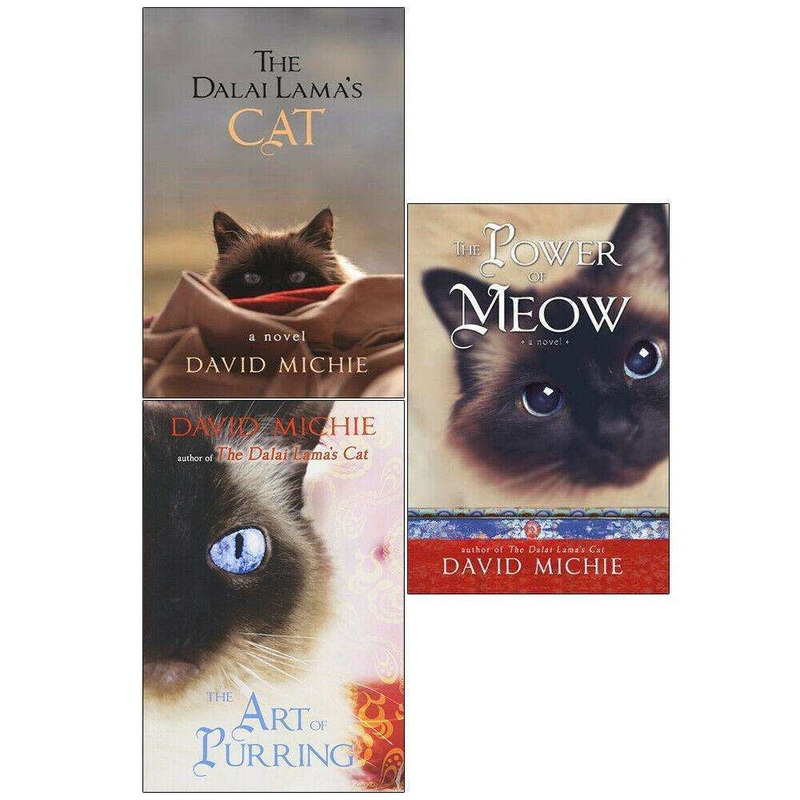 Dalai Lama’s Cat Series 3 Books Collection Set by David Michie  Inspirational Fiction Book Series, Mindfulness, Spirituality & Wisdom