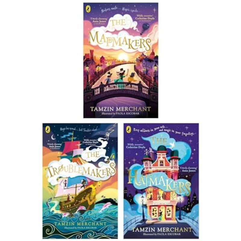 The Hatmakers Series 3 Books Collection Set (The Hatmakers, The Mapmakers & The Troublemakers) by Tamzin Merchant