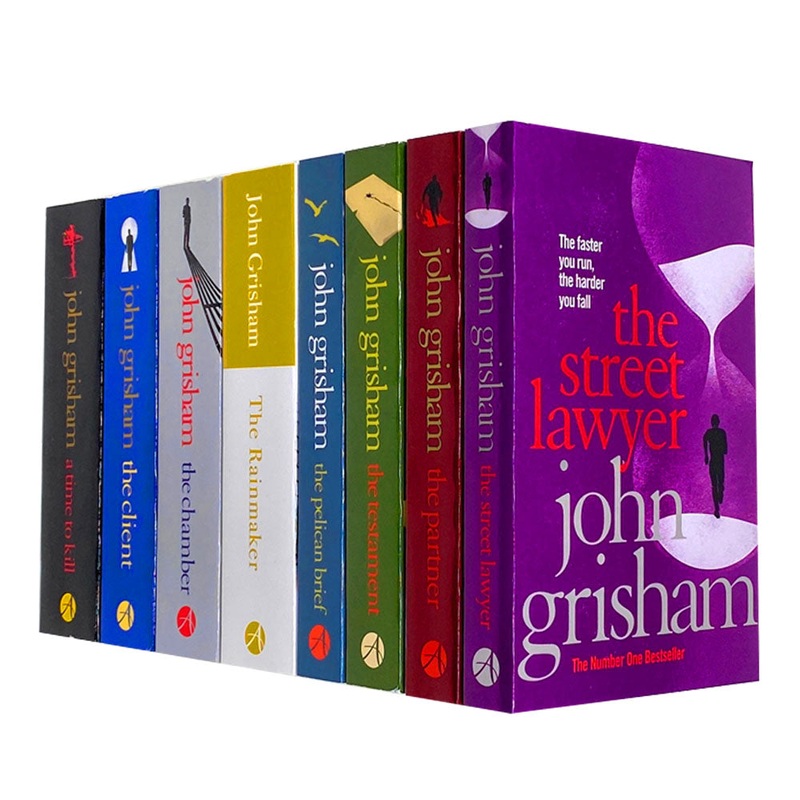 John Grisham Collection 8 Books Set, The testament, The Pelican Brief…