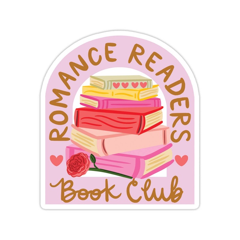 Romance Readers Vinyl Sticker – Books, Bookstore No packaging – sent loose