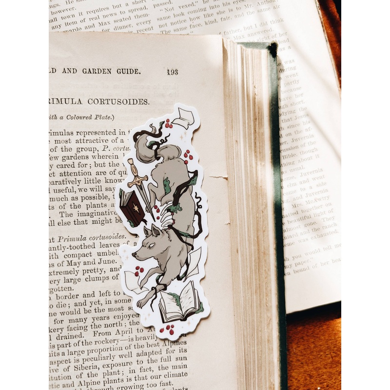 Fablewood Goods – Winter Wolf | Waterproof Vinyl Sticker | 4″