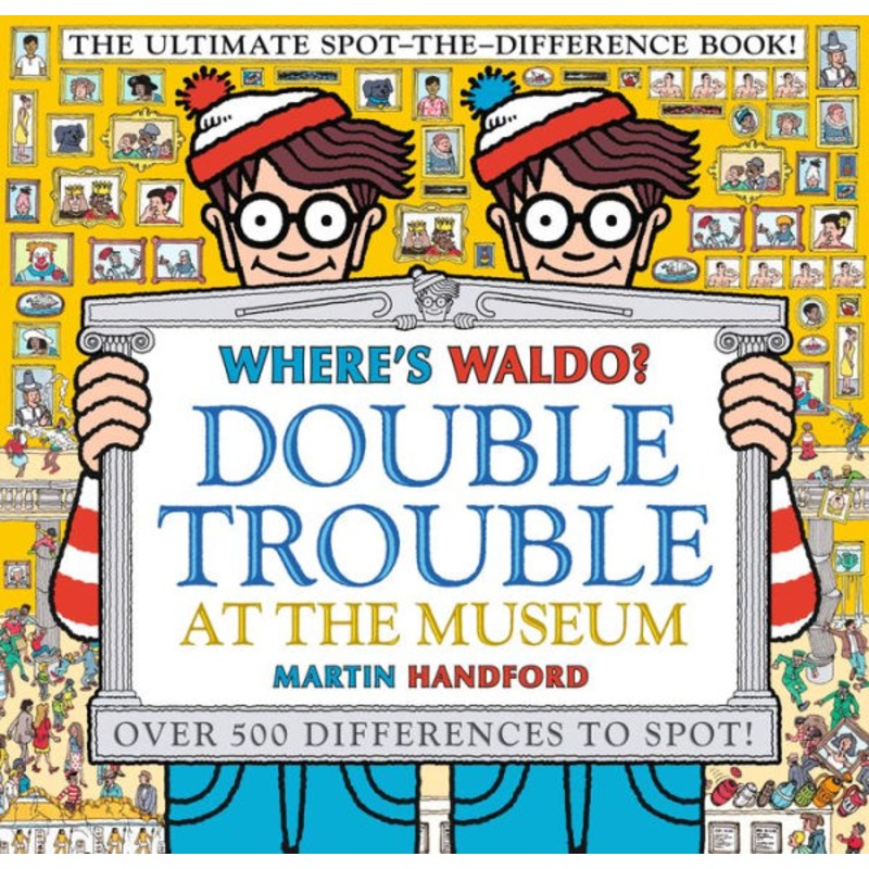 Where’s Waldo? Double Trouble at the Museum: The Ultimate Spot-The-Difference Book! Paperback