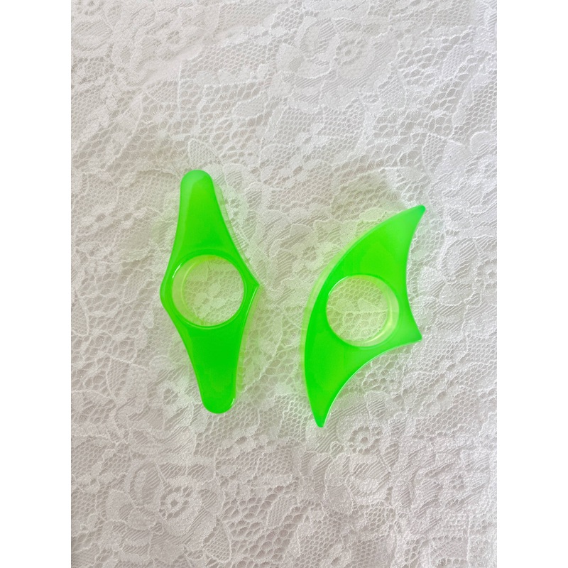 Neon Green Book Holder Triangle