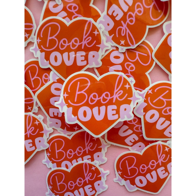 Book Lover Vinyl Sticker