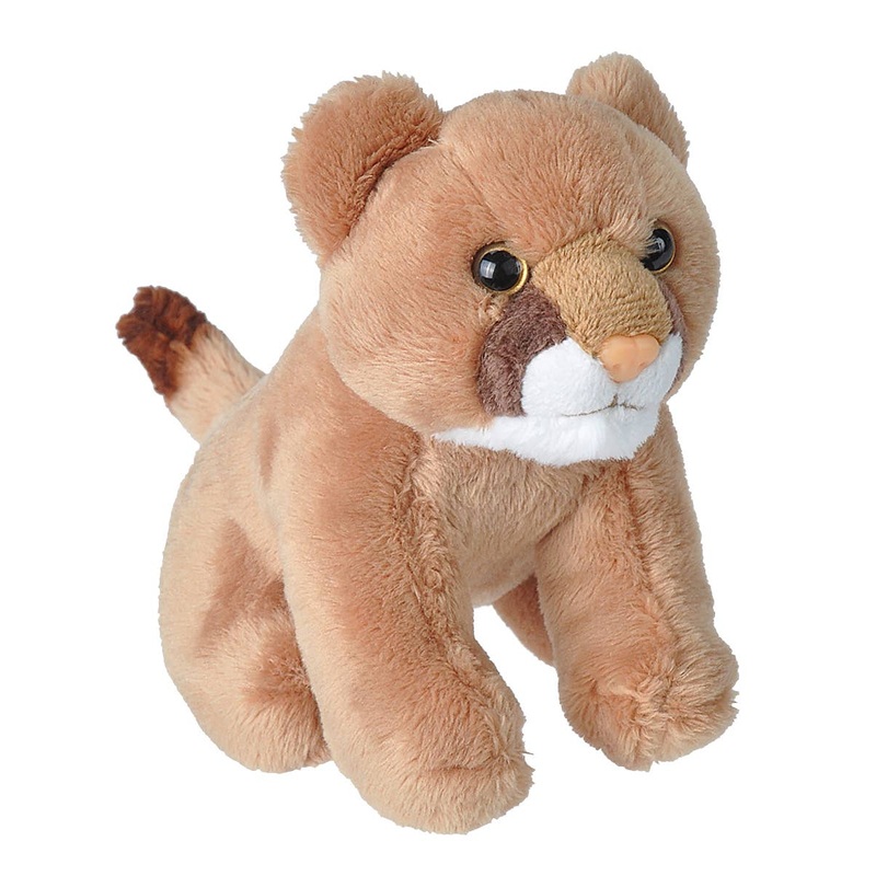 Wild Republic – Pocketkins-ECO-Mountain Lion Stuffed Animal 5″
