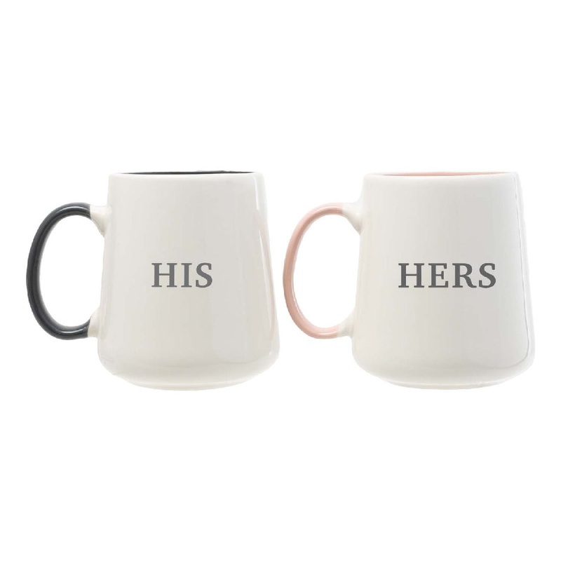 WEDDING HIS HERS MUG SET