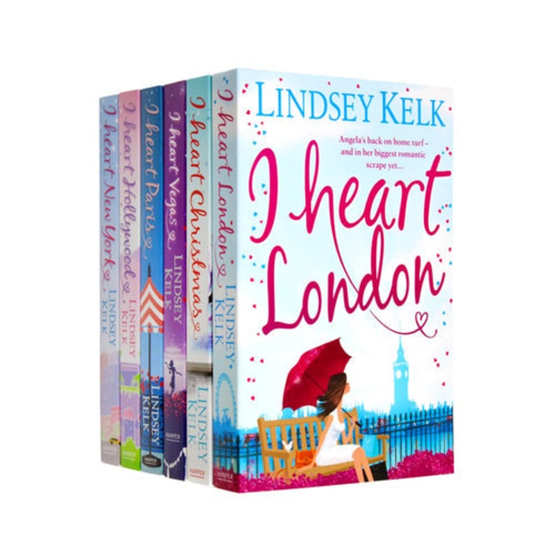 I Heart Series 6 Books Collection Set by Lindsey Kelk (I Heart New York, I Heart Hollywood, I Heart Paris, I Heart Vegas, I Heart London & I Heart Christmas)