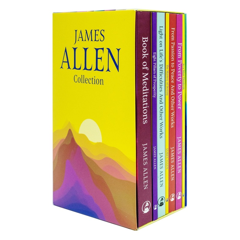 James Allen Self Improvement and Spiritual Growth Book Set Collection (As a Man Thinketh, From Passion to Peace, From Poverty to Power, Light on Life’s Difficulties & More!)