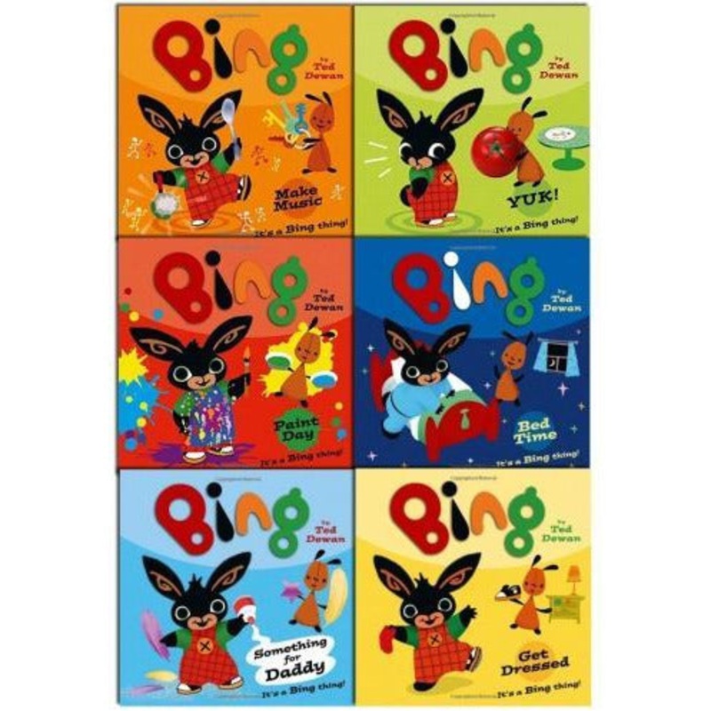 Bing As Seen On Tv – Bing 6 Children Story Books Collection Pack Set – Bing Something For Daddy Ma..