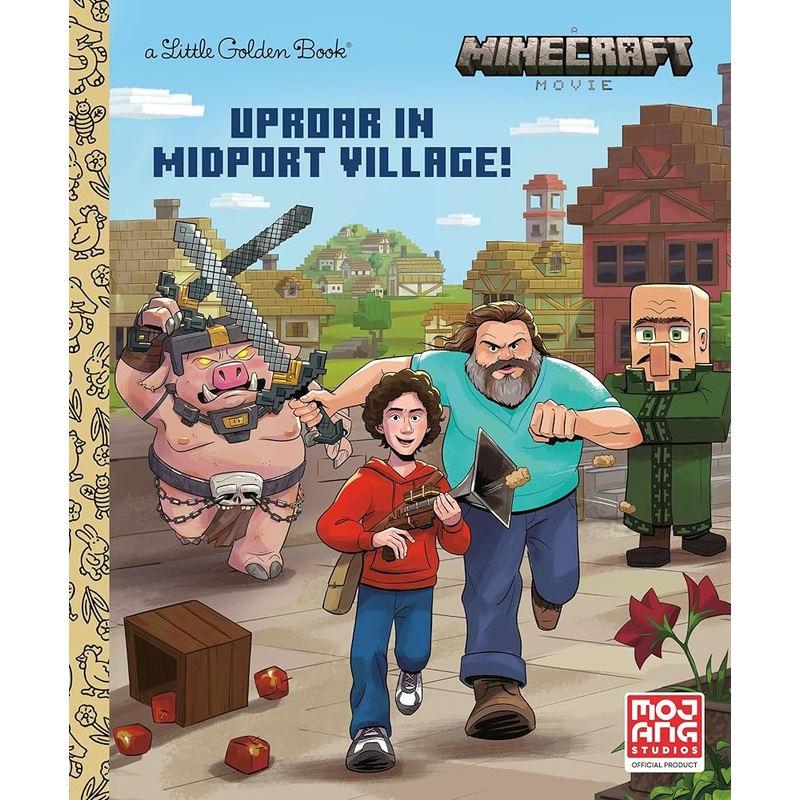 Uproar in Midport Village (A MINECRAFT MOVIE) (Little Golden Book)