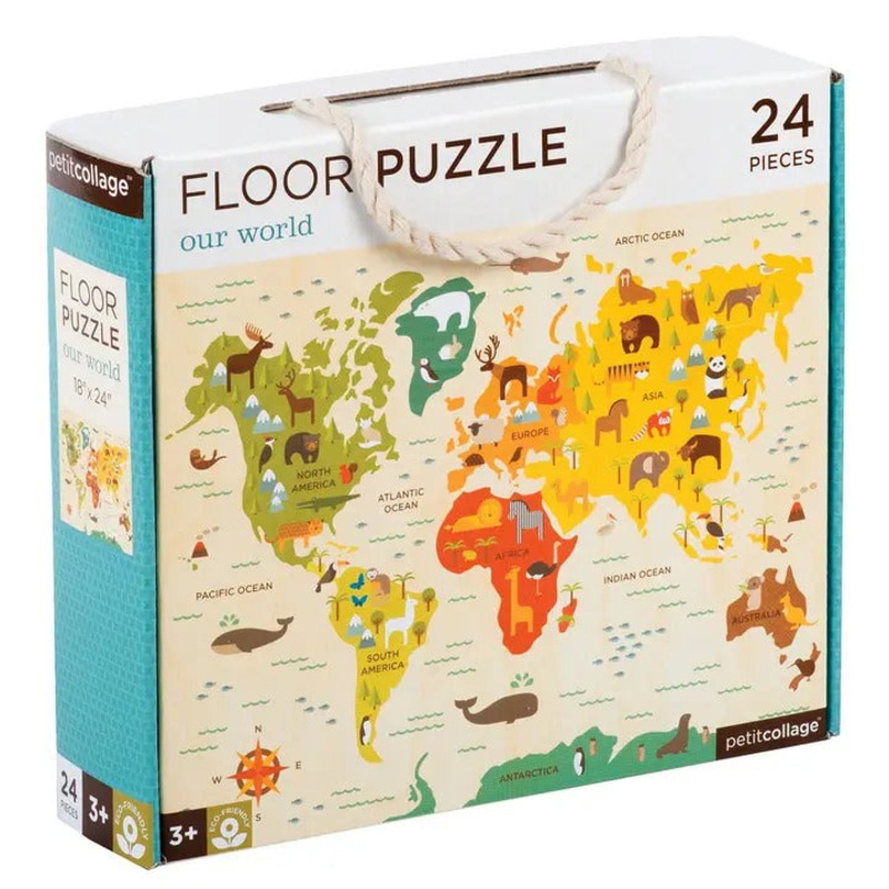 Floor Puzzle: World Map  24 piece