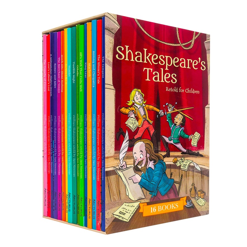 Shakespeare’s Tales Retold for Children Collection 16 Books Box Set by William Shakespeare & Retold By Sam Newman