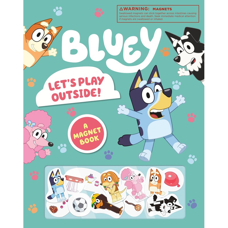 Bluey: Let’s Play Outside!: A Magnet Book