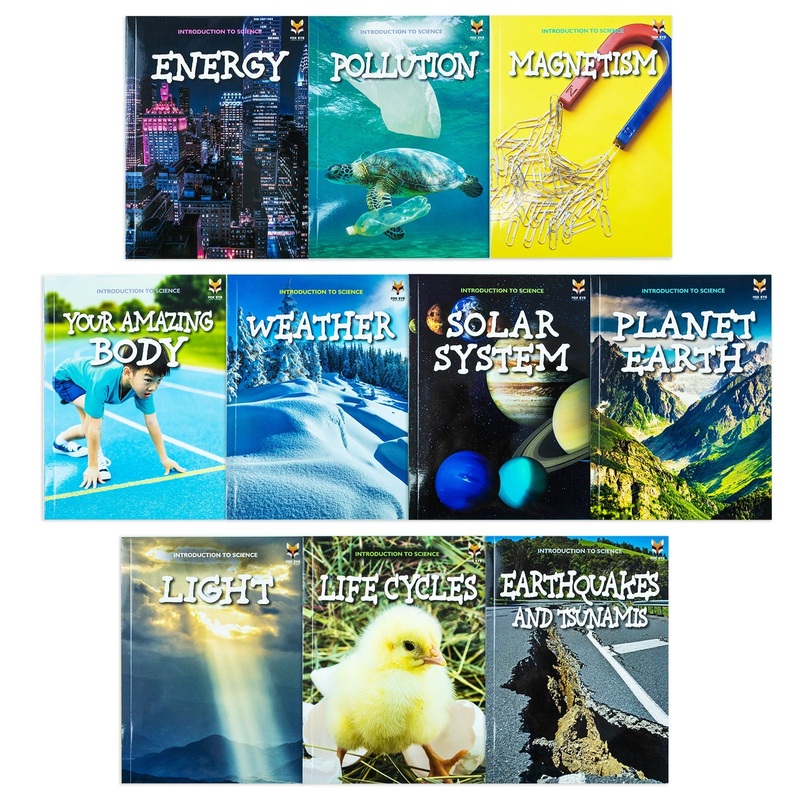 Childrens Introduction to Science for Beginners Series 2  10 Book Set | Fun Educational Kids Learning About Nature, Weather, Body & Discovery