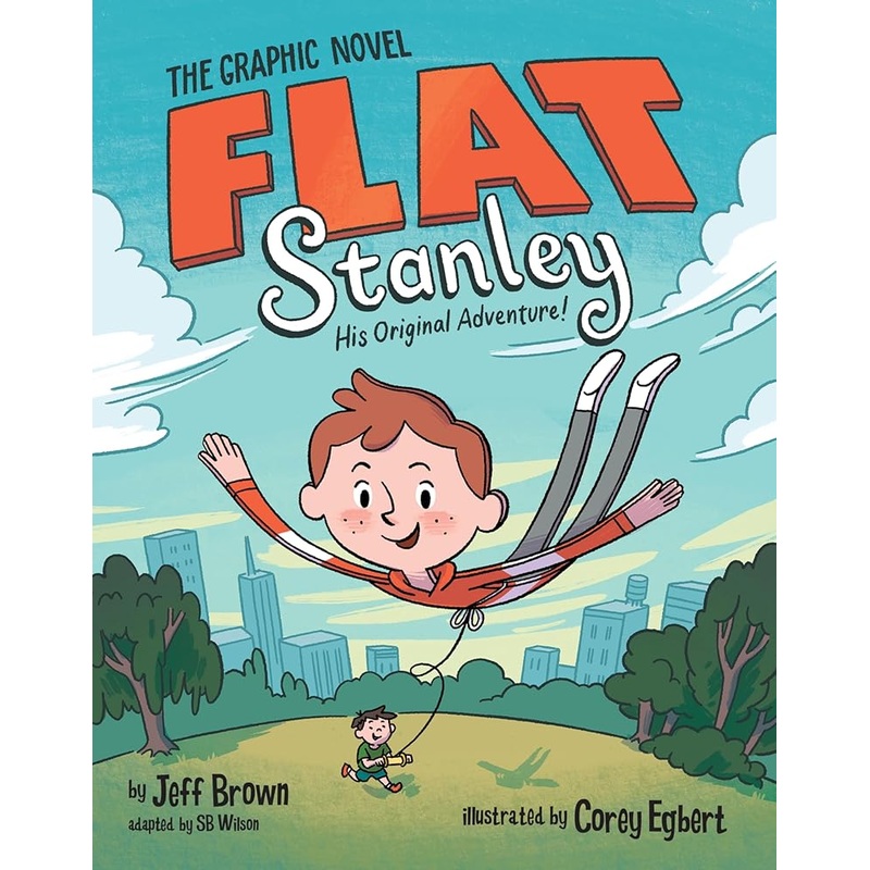 (09/02/25 PREORDER) Flat Stanley: The Graphic Novel: The Classic Children’s Tale of a Flat Boy and His Adventures, in a Full-Color Graphic Novel