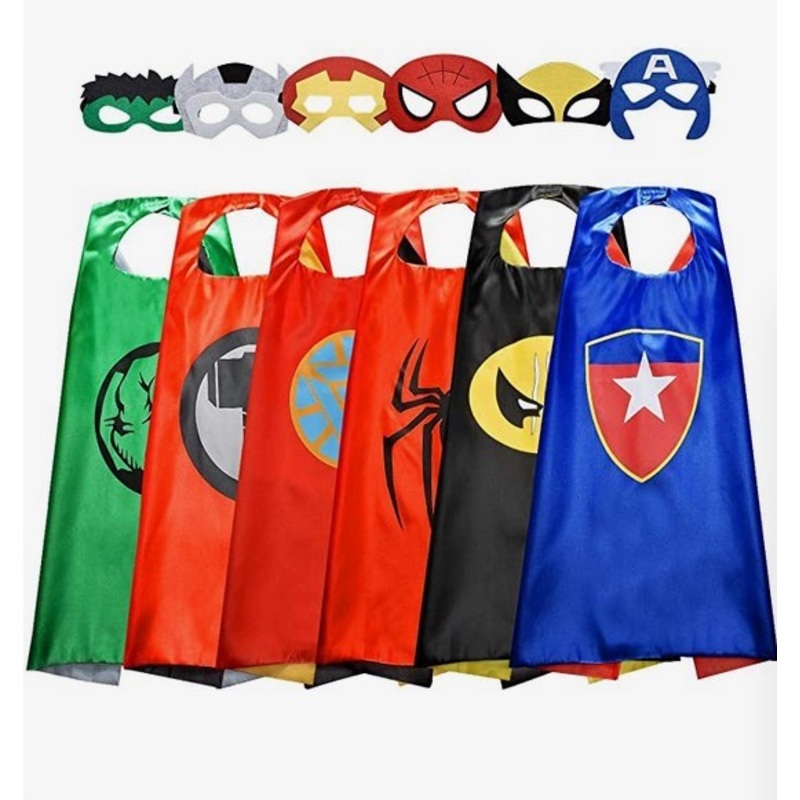 Superhero Capes Set with Masks