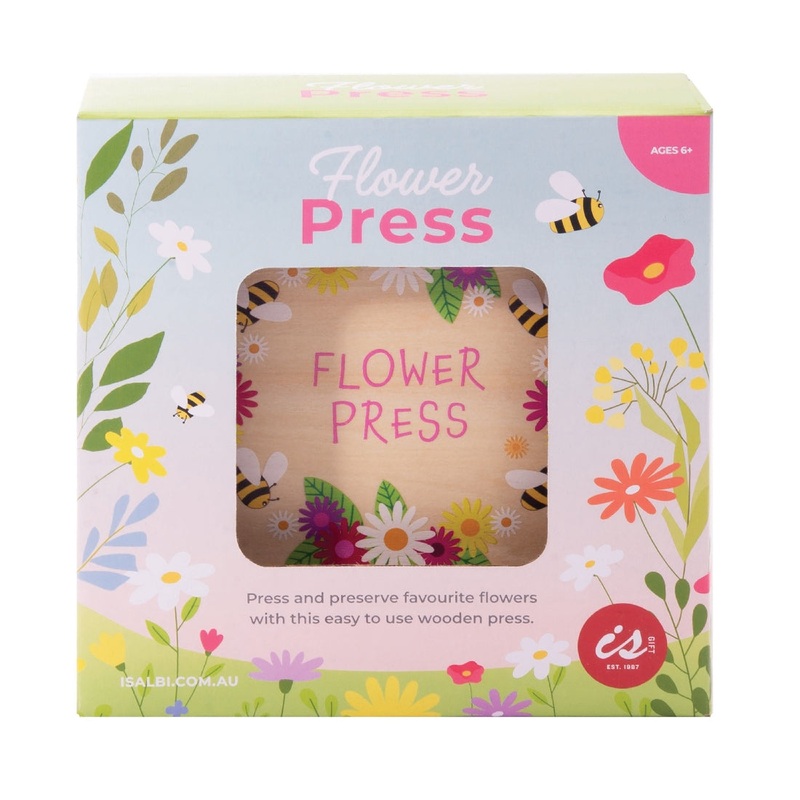 WOODEN FLOWER PRESS