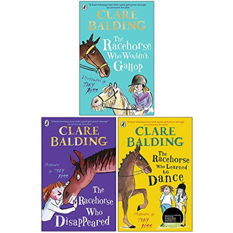 Clare Balding Charlie Bass Collection | 3 Children’s Adventure Books | Horse Stories, Fun Reading, Inspiring Fiction, Family Books | Puffin Book Set
