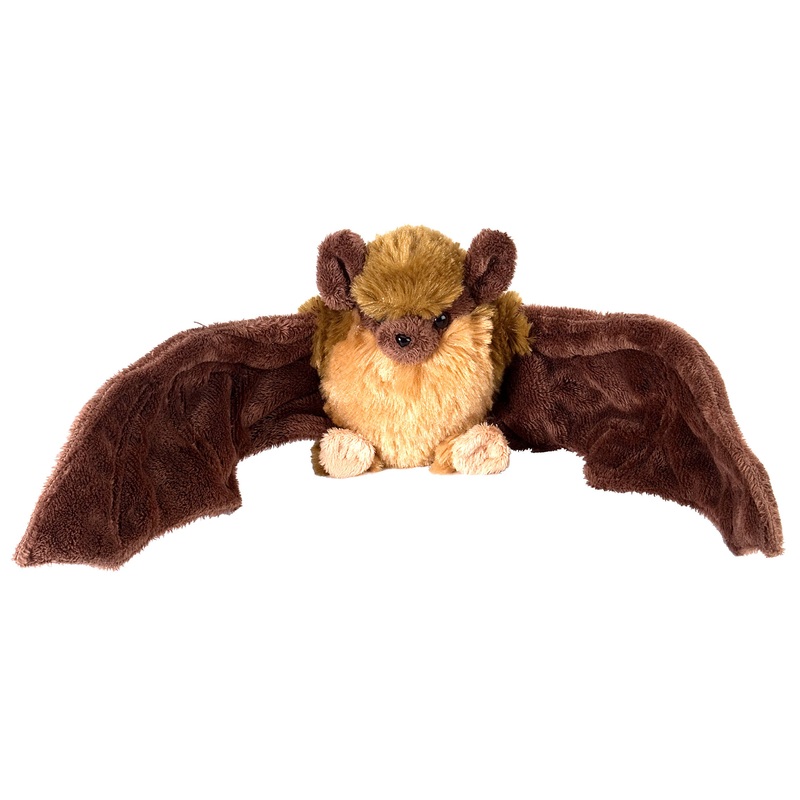 Wild Republic – CK-Mini Brown Bat Stuffed Animal – 8″