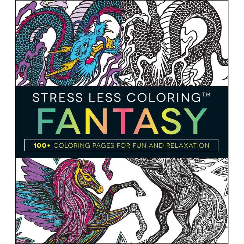 Coloring Book – Stress Less Fantasy