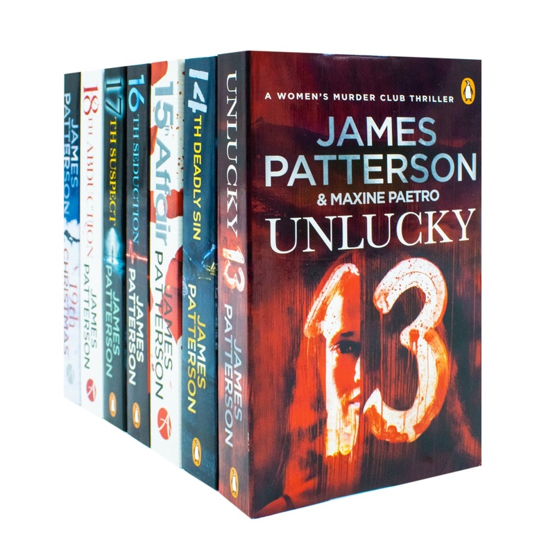 Women’s Murder Club 7 Books Collection Set by James Patterson (Books 13-19)  detectives Crime Thriller Book Series, Mystery & Suspense Fiction Pack