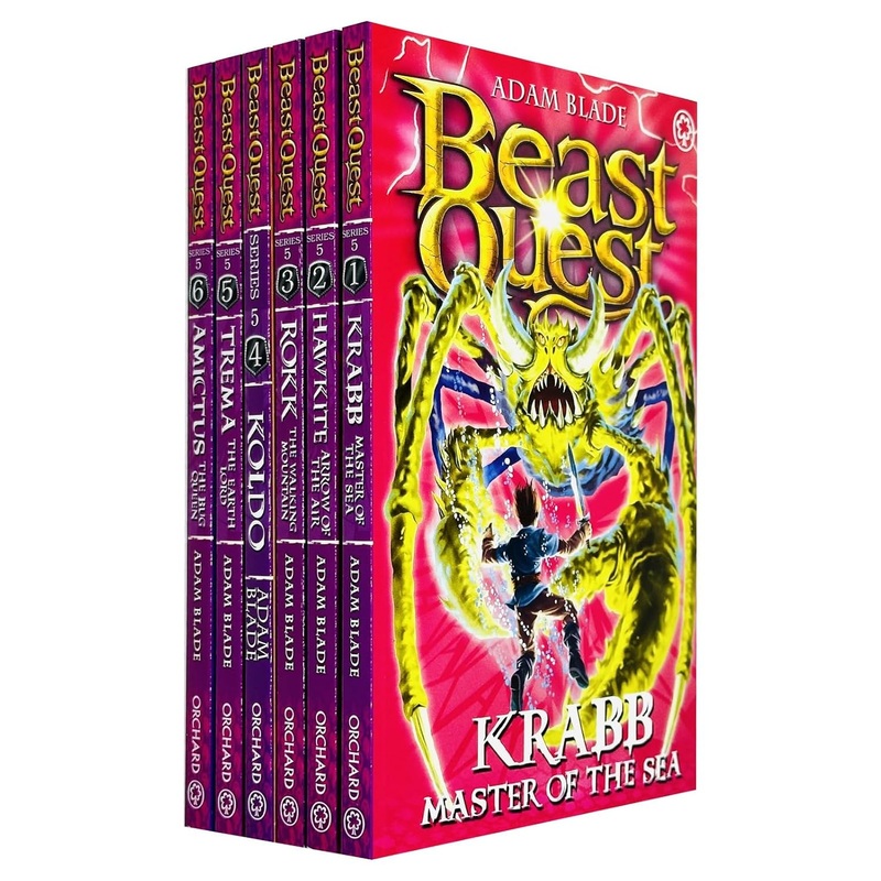 Beast Quest Series 5  6-Book Set by Adam Blade | Action-Packed Fantasy Adventure Books for Kids | Children’s Fiction, Quests, Animals & Reading Fun