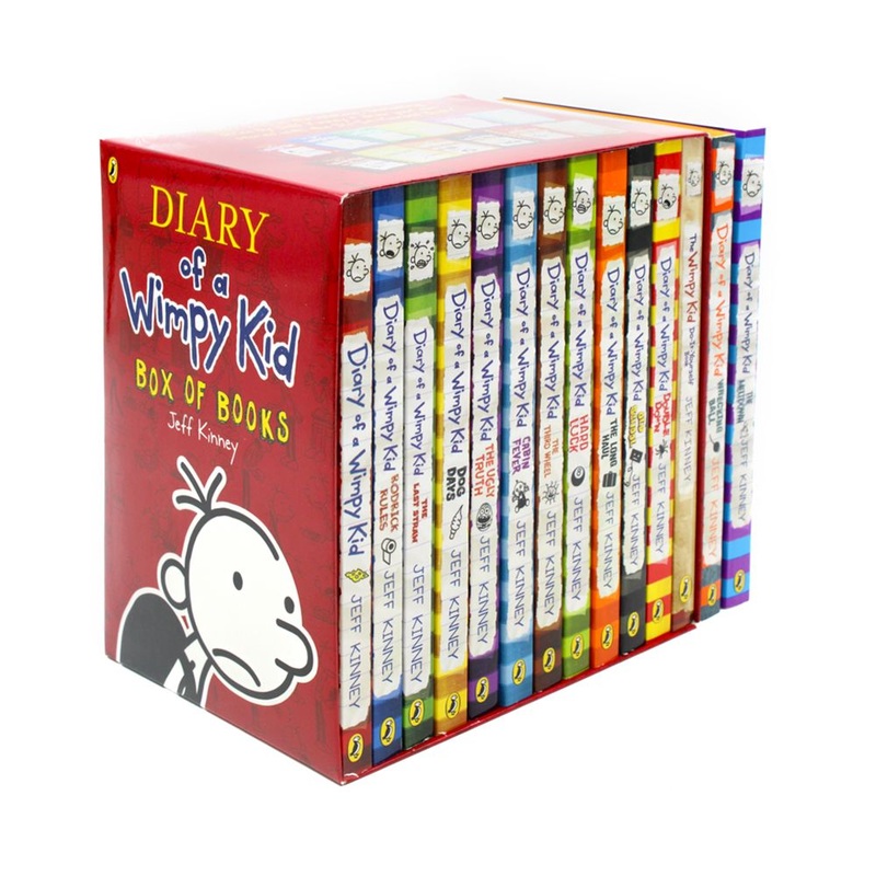 Diary of a Wimpy Kid 14 Book Set Collection By Jeff Kinney