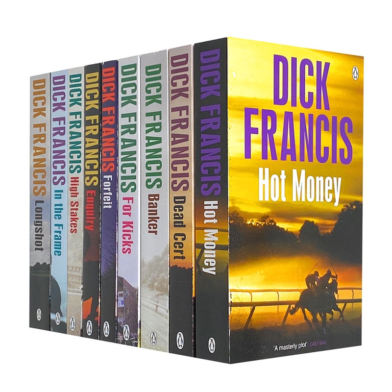 Dick Francis Thriller Series 9 Book Collection  Mystery Suspense Fiction Novels Set by Popular Author Penguin Bestseller Stories