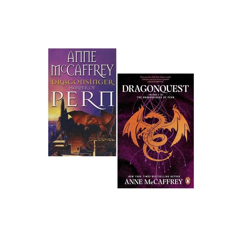 Dragonsinger & Dragonquest 2 book set by Anne McCaffrey