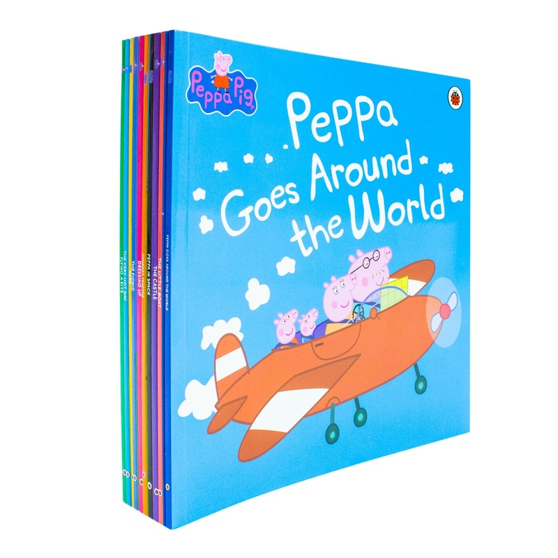 Peppa Pig Series 10 books Children’s Picture book Set Collection By Ladybird- Paperback