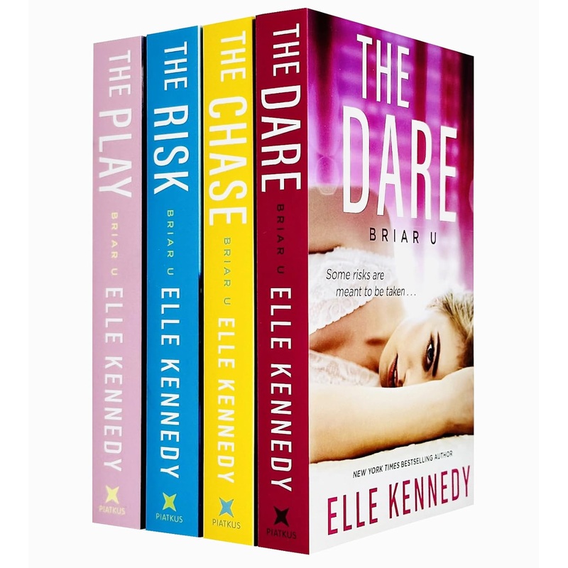 Elle Kennedy Briar U Series Collection 4 Books Set (The Chase, The Risk, The Play, The Dare)