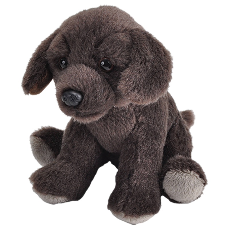 Wild Republic – Pocketkins-ECO-Chocolate Labrador Dog Stuffed Animal 5″