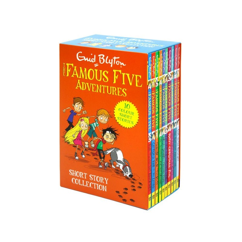 Enid Blyton Famous Five Adventures Short Story Collection 10 Books Box Set |Classic Children’s Adventure Stories, Imaginative Fiction & Read-Aloud Fun