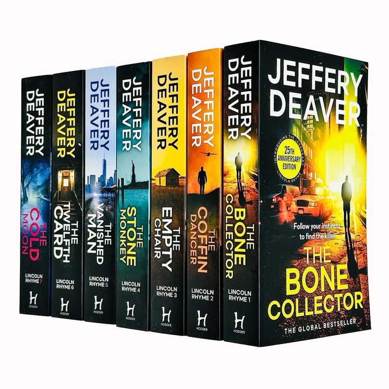 Lincoln Rhyme Thrillers Series Books 1 – 7 Collection Set By Jeffery Deaver