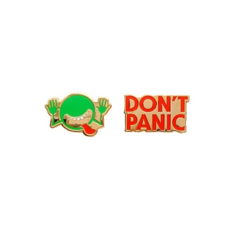 The Hitchhiker’s Guide to the Galaxy Enamel Pin Set