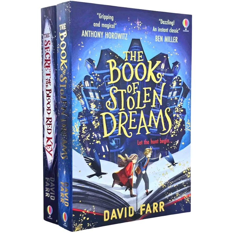 The Stolen Dreams Adventures By David Farr 2 Books Collection Set (The Book of Stolen Dreams and The Secret of the Blood-Red Key)
