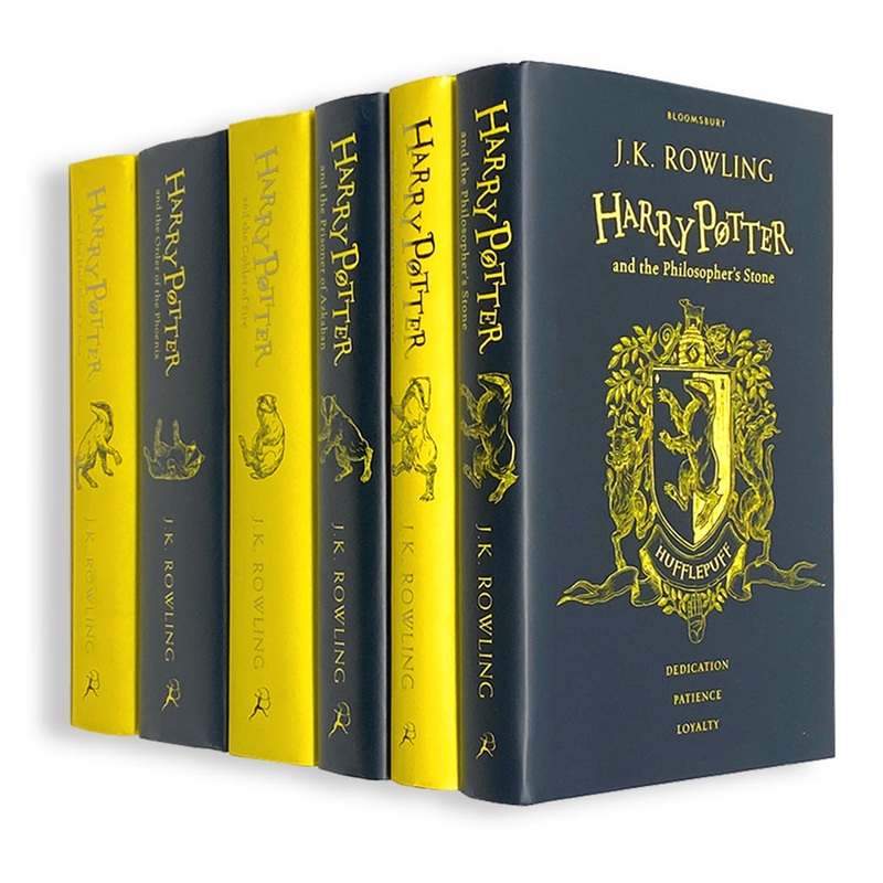 Harry Potter 6 Books Set Collection Hufflepuff Edition By J.K Rowling