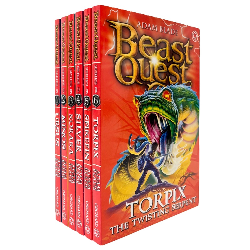 Beast Quest Series 9 – 6 Books Collection Set: The Warlock’s Staff (Books 49-54)