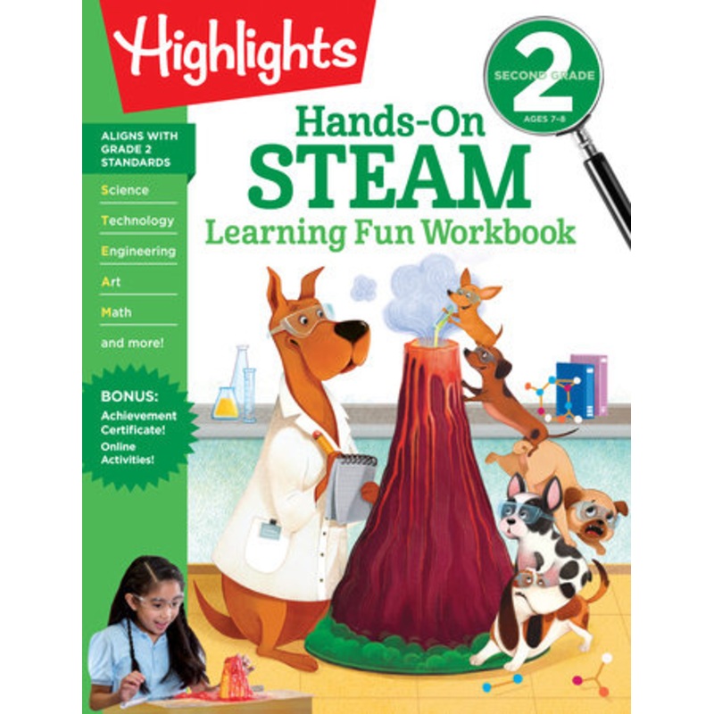 2nd Grade Hands-On STEAM Learning Fun Workbook