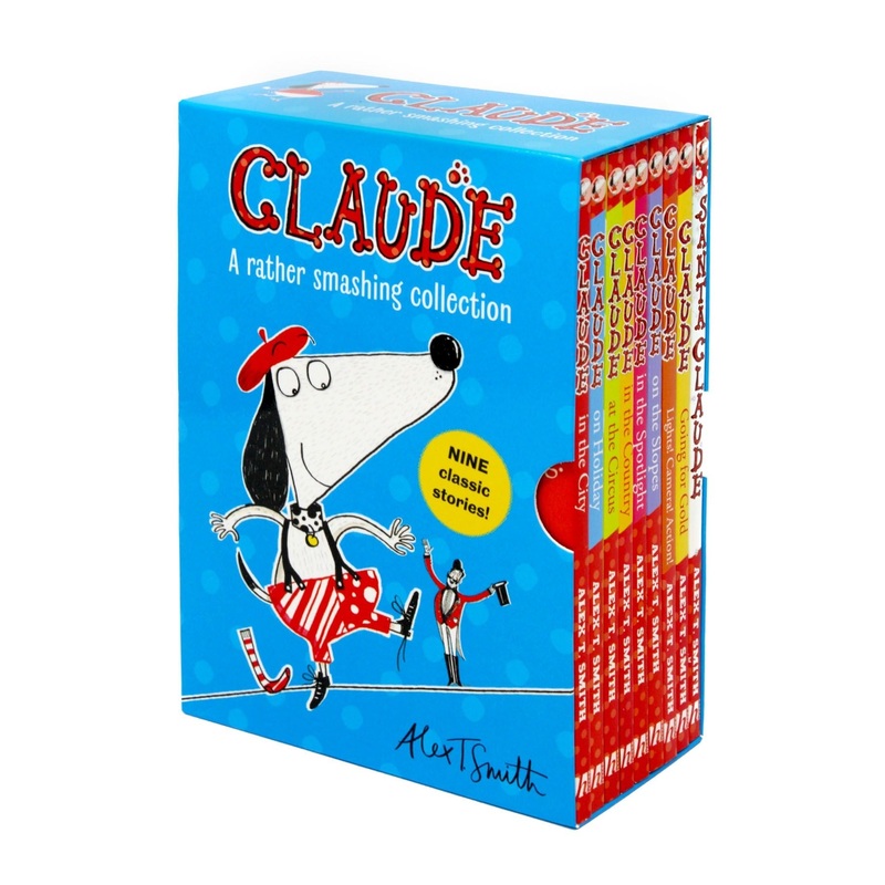 Claude A Rather Smashing Collection 9 Books Box Set by Alex T. Smith (In The City, On Holiday, At The Circus, In The Country, In The Spotlight, On The Slopes & MORE!)