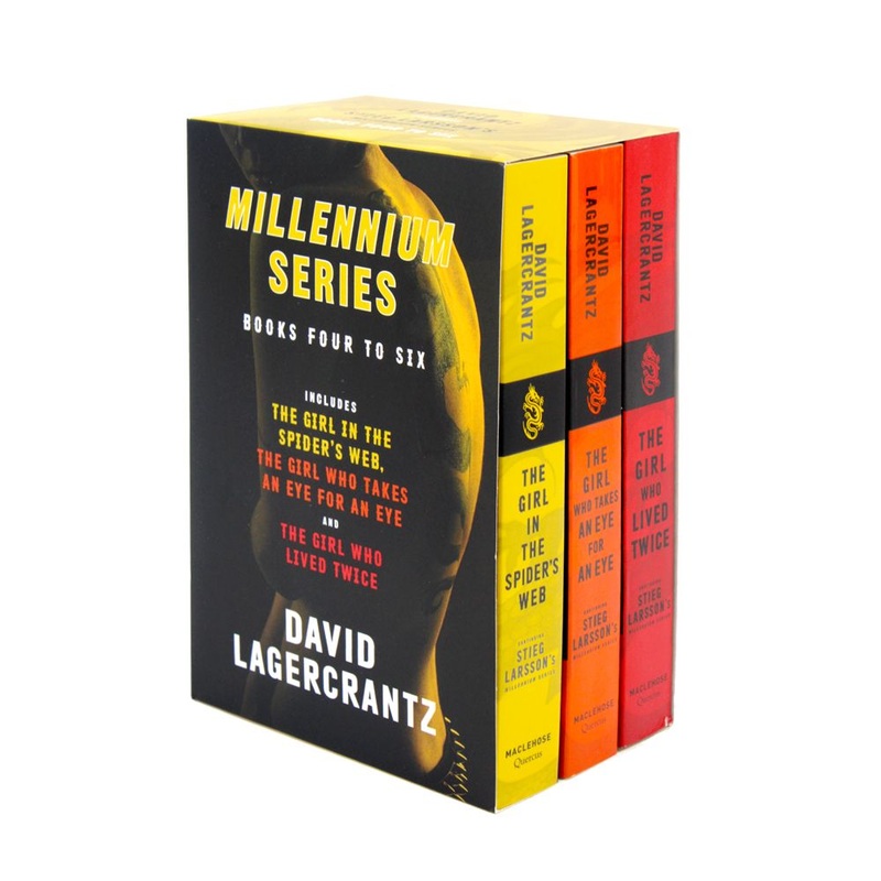 Millennium Series 3-Book Collection Box Set (Books 4-6) by David LagercrantzThriller, Mystery,Suspense, Must-Read Fiction from Stieg Larsson’s Legacy