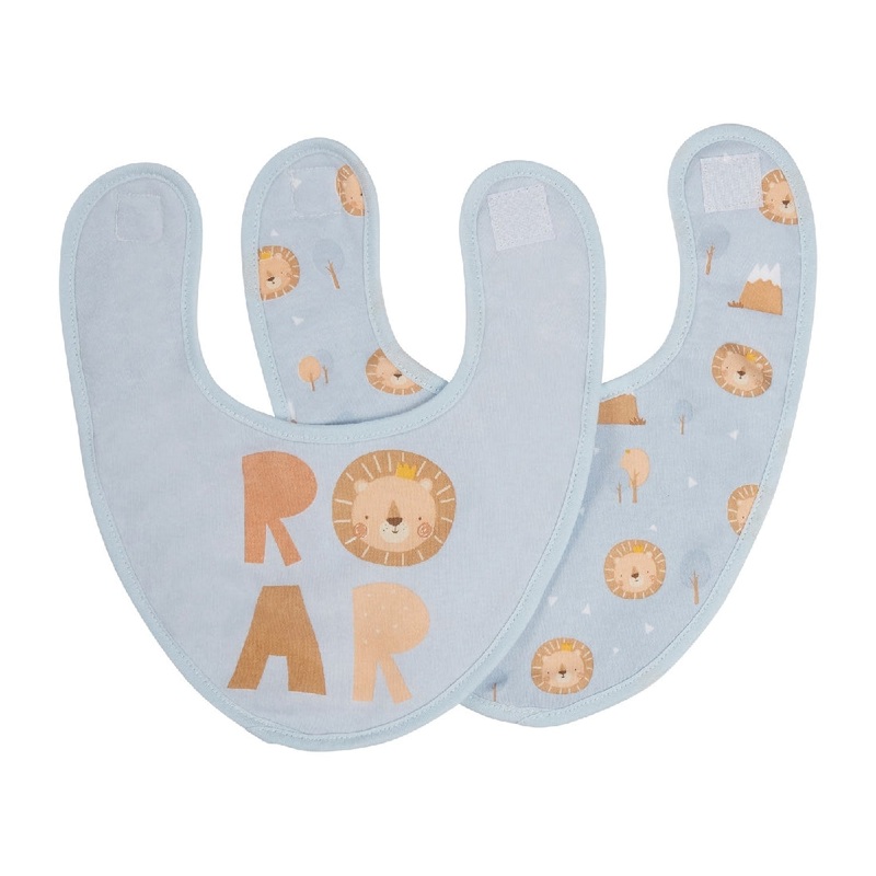 BABY LION BIB 2PK