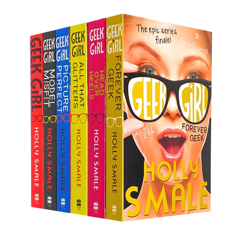 Geek Girl Series 6 Books Set by Holly Smale, Head Over Heels  Teen Fiction, Humor, Friendship, Relatable Geek Culture, Confidence, Must-Read