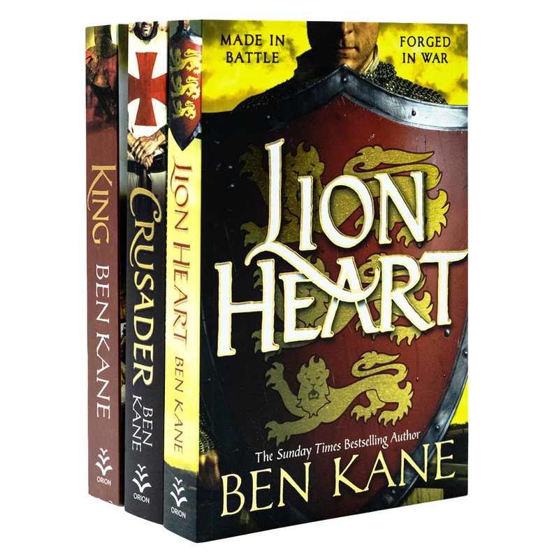 Richard the Lionheart Collection by Ben Kane  3 Book Set Including Crusader, Lionheart & King  Epic Historical Fiction Full of War, Honor &Adventure